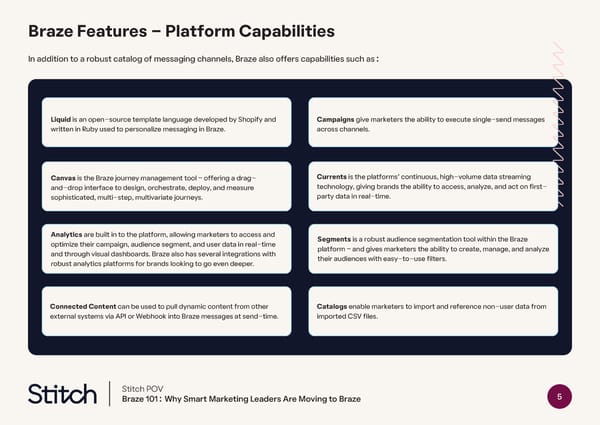 Braze 101: Why Smart Marketing Leaders Are Moving to Braze - Page 5