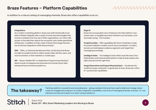 Braze 101: Why Smart Marketing Leaders Are Moving to Braze - Page 6